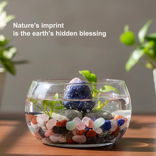 Crystal Chips Stone-Aquarium Rocks Decor,Fish Gravel,Tumbled Stone Chips for Aquascape Vase Filler,DIY Crafts,Indoor Plants - color: Colorful