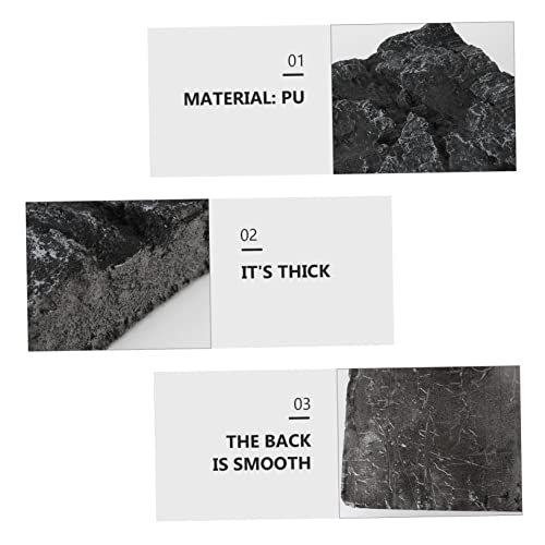 HANABASS Aquarium Rock Background Board 3D Design Easy to Decorate Betta Fish Tank