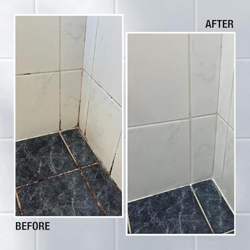 GlassGuard Miracle Mold Stain Remover Stain Gel – Heavy Duty Cleaning Gel for Grouts, Ceramic, Glass, Silicone, Caulk & More – Washing Machine Cleaner Front Loader (300 ml / 10 oz) - size: 10 Fl Oz (Pack of 1)