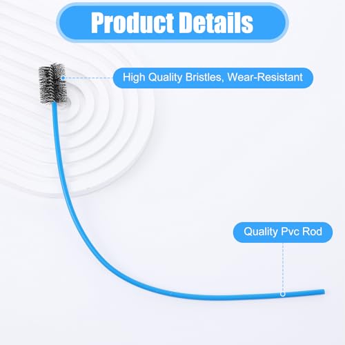 3 Pcs AC Drain Line Cleaner, Pipe Cleaners Condensate Pump Brush HVAC Condensate Drain Trap Clog Remover Filter Trap Flexible Long Pipe Unclog for Kitchen Sink Toilet Sewer Drains