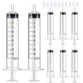 10ml Syringe for Liquid,Syringe Without Needle,Sterile Individually Packed 10pcs. - size: 10ml-10pcs