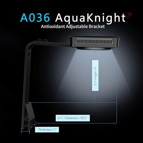 Aquarium Light –A036 Reef Tank Light 36 Watts Saltwater Light with Touch Control, Reef Lights for Coral Reef Nano Fish Tank Marine Tanks with Timer & Screen - size: 36.0