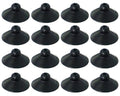 16Pcs Black Rubber Aquarium Suction Cups, Fish Tank Accessories for Pump, Line, Aeration Setup