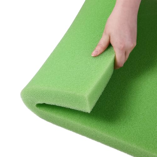 Bio Filter Foam Sponges, 20"x20"x1.6" 35PPI Filter Media Pad,Cut-to-Size Foam for Aquarium Fish Tank - size: (20"x20"x1.6"(35PPI)