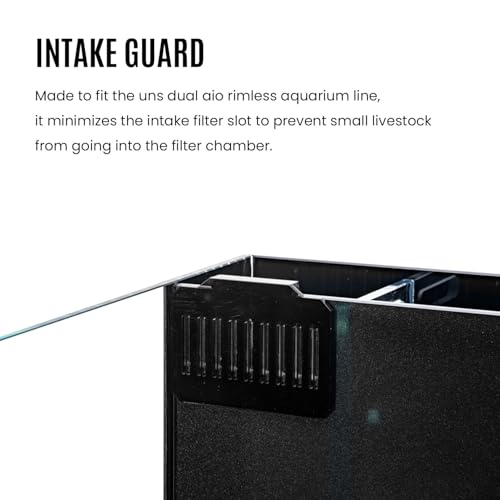 Ultum Nature Systems Dual AIO Intake Guard - Intake Guard for UNS Dual AIO Rimless Integrated Aquarium, Saltwater Aquarium, and Freshwater Rimless Aquarium - Fish Aquarium Filter