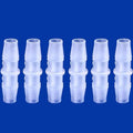 Plastic 3/8” hose ID Barb pipe connectors Joint Splicer Mender Adapter Union Boat Water Air Aquarium O2 Fuel (pack of 6) - size: 3/8 Inch, style: 6