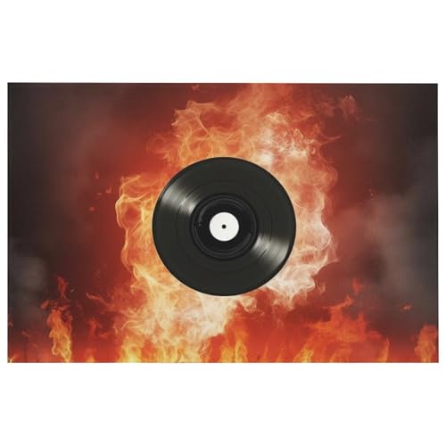 Outdoor Door Mat 15.7" X 23.6" Non-Slip Doormat Fire DVD Front Door Mats Quick Dry Welcome Mats for Outdoor Indoor Entrance Mat Home Decor Floor Mats for Patio - color: Fire Dvd