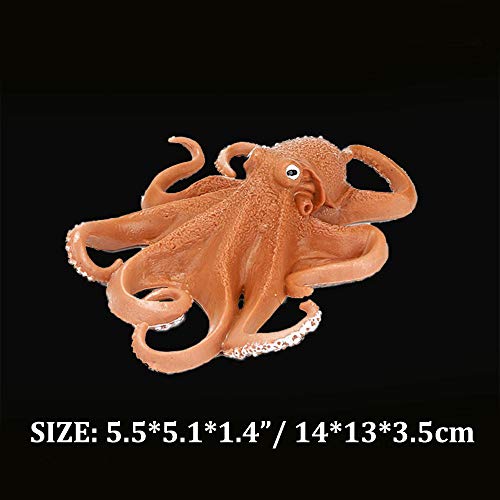 Oncpcare 2 Pack Dutch Kraken Aquarium Decor, The Mysterious Legend Octopus Figure Aquarium Ornament Fish Tank Landscape Artificial Sea Life Replica Decoration Accessories - color: Octopus 2p