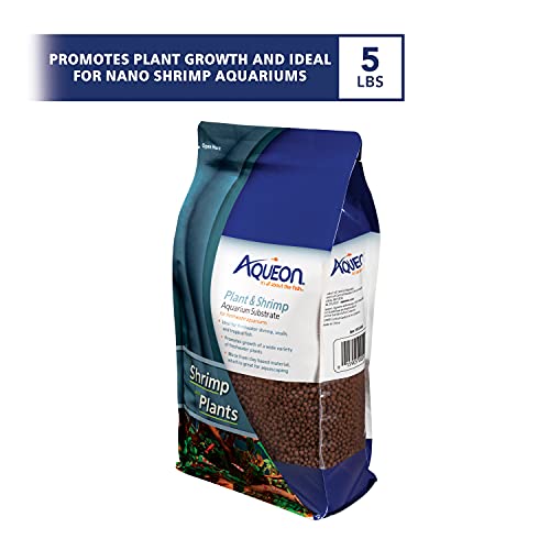 Aqueon Plant and Shrimp Aquarium Substrate, Aqua Soil for Fish Tanks, 5 Pounds, 3 Count - size: 5 Pounds, 3 Count