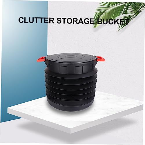 GLEAVI 1Pc Collapsible Water Bucket Multifunctional Clutter Storage for Fishing Camping and Car Washing Safe Leak and Space Saving Design Versatile Use as Fish Tank Storage Box