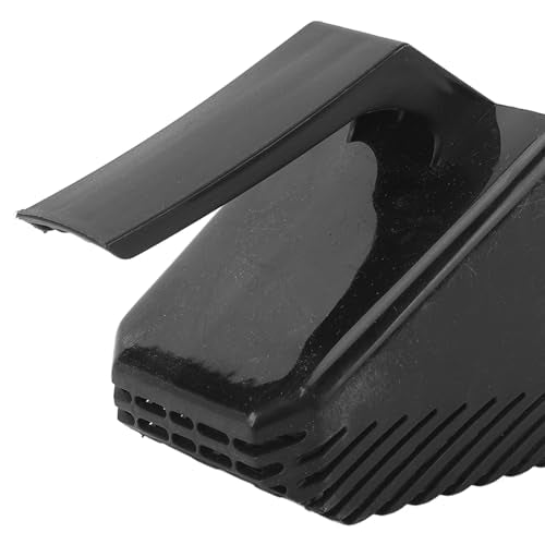 Plastic Gravel Scoop, Aquarium Sand Shovel with Slats for Filtering, Rounded Corner Tool for Tanks & Gardens, Black
