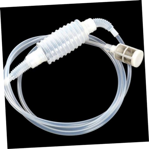 Cabilock 2pcs Home Brewing Siphon Hose Plastic Wine Beer Transfer Tubing with Filter for Bottles Easy Handling Spill Liquid Transfer for Narrow Wide Mouth Containers