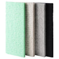 4-Pack Mixed Aquarium Filter Sponge, Cut-to-Fit Filter Media with Ammonia&Carbon&Phosphate Reducer, Aquarium Foam Floss for Fish Tank Sump Ponds (12.6" x 5" x 1'')