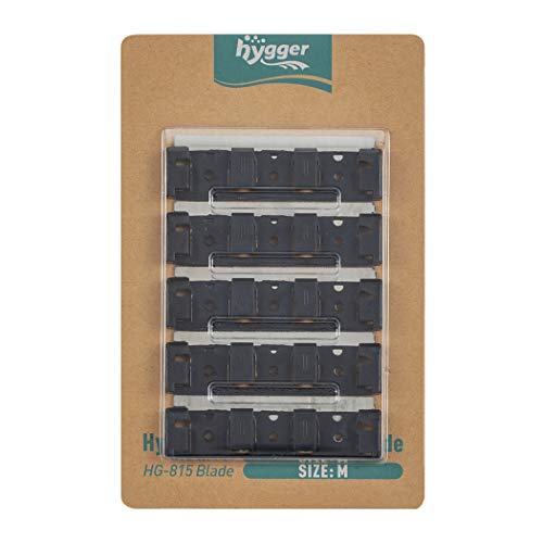 hygger Stainless Steel Replacement Magnetic Scraper Blades Razor for HG-815 Cleaner 5-Pack (Medium)