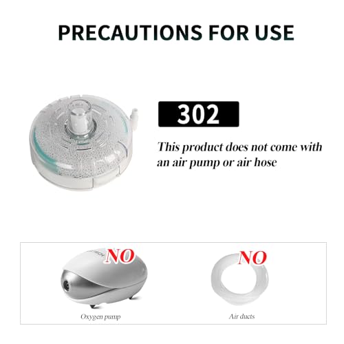 UPETTOOLS Mini Aquarium Sponge Filter, Small Internal Fish Tank Filter Detachable Submersible Filter with Air Stone auxiliary filter Suitable for 5-20 Gallon Tank (Air Pumps and Air Tube not Included) - size: BT302