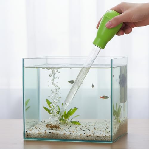 Long Turkey Baster for Aquarium Water Changer Siphon Waste Remover Coral Fish Feeder Waste Clean Tool Manual Acrylic Pipette Suction Dropper with Extension Pipes for Fish Tank Cleaning Pipette