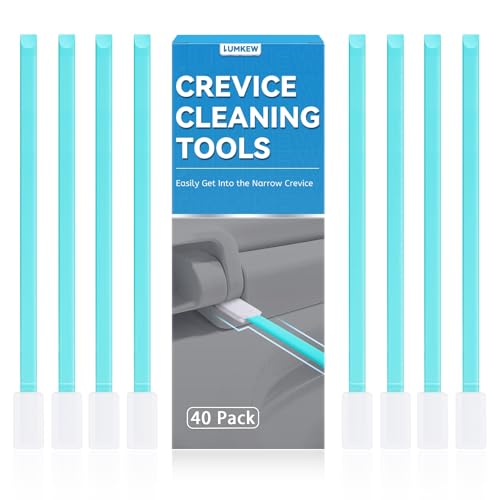40pcs Crevice Cleaning Brush Tool, Disposable Toilet Brush for Toilet Seat Gaps, Crack and Crevice Cleaner Tools, Blue