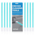 40pcs Crevice Cleaning Brush Tool, Disposable Toilet Brush for Toilet Seat Gaps, Crack and Crevice Cleaner Tools, Blue