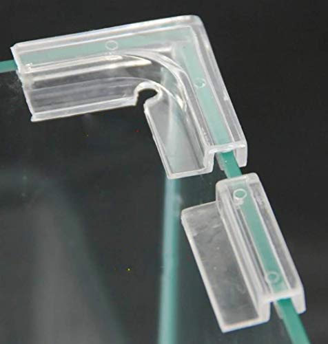 Aquarium Lid Clips Universal Lid Clips for Rimless Aquariums Rimless Clips/Fish Tank Glass Cover Clip Support Holder/Fish Tank Brackets Clip Hanger 5mm
