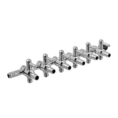 Aquarium Fish Tank 5mm Tube 6 Way Outlet Aquarium Air Flow Valve Distributor Splitter