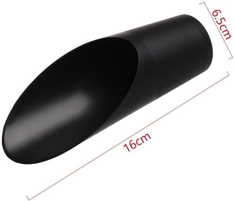 Bonsai Soil Scoops, Plastic Garden Soil Scoops, Black, Classic, Ergonomic Grip
