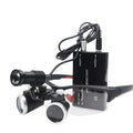 DENTASOP 3.5X/2.5X LED Dental Binocular Magnifier for Surgery and Aesthetics (Black, 3.5X) - color: Black, size: 3.5X