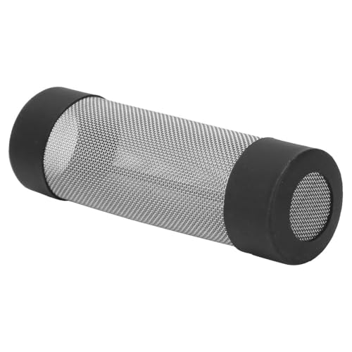 Internal Diameter Stainless Steel Pre Tube Filter Cover Mesh Net Fish Intake Strainer Shrimp Tank Aquarium Accessory(L) - size: Large