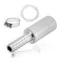 0.5 Micron Diffusion Stone 1/4" Barb Stainless Steel Aeration Stone Carbonater Stone with 3.3 Ft Silicon Hose Tubing 1 Pcs Beer Clamp for Homebrew Wine Beer - size: Micron Diffusion Stone-Hose Tubing-Clamp