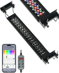 Pawfly Aquarium Light for Plants, 19 W Bluetooth Fish Tank Light, Full Spectrum Aquarium Lights for 18"-24" Fish Tanks, Extendable 24/7 LED Lights with Timer Modes & Adjustable Brightness - size: 18"-24"