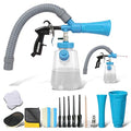 3IN1 Car Interior Detailing Air Blow Gun with Adjustable Air Flow Nozzle, Quickly Blasts Dirt, Car Detailing Kit, Works with Air Compressor (Upgrade Rotate Tube) PU Tube - color: PU Tube
