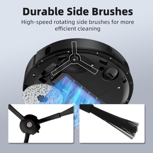 24Pcs Q Revo Accessories Kit Replacement Compatible with Roborock Q Revo/QX Revo Robot Vacuum, 2 Main Brush, 4 Mop Cloth Pads, 6 Side Brushes, 4 HEPA Filters,6 Dust Bag, 1 Cleaning Tool - style: for Q Revo/QX Revo