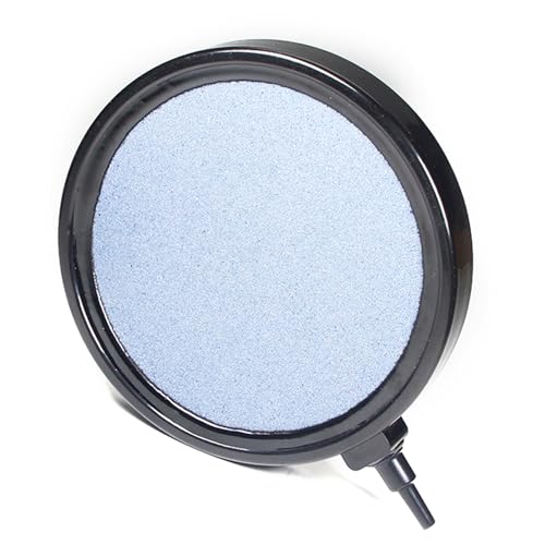 Utoolmart 5 inch Aquarium Air Stones Disc, Fish Tank Airstone Bubble Diffuser for Aquarium Fish Tank Ponds and Hydroponics Air Pump