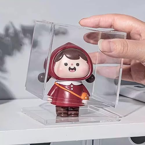Acrylic Box with Lid Clear Square Cube Plastic Decorative Boxes Clear Display Box Wedding Birthday Party Decoration - size: 4 x 4 x 4 Inch