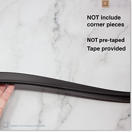 Roving Cove Slimfit Edge Protector for Baby Proofing (9ft Small Edge Only), Soft Rubber Foam Furniture Edge Bumper Guard, Desk Edge Cushion, 3M Adhesive, Onyx Black - color: Onyx Black, size: Small 9 Foot (Pack of 1)
