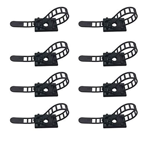 1000 Pieces Cable Management Desk Cord Organizer Cable Ties Wire Fasteners Clips - size: 1000 Pieces