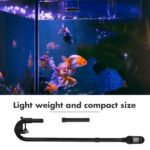 BESPORTBLE Aquarium External Canister Filter Inlet Outlet Tube, Fish Tanks Water Tubing with Intake, Inflow Outflow Kit, Easy Install Aquarium Filter Accessories, Black