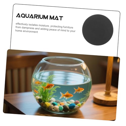 SUPVOX Aquarium Bottom Cushion Mat Non-Slip Pad for Fish Tanks and Terrariums Shock Absorbing Base for Furniture Protection and Stability - size: 15.00X15.00X1.00CM