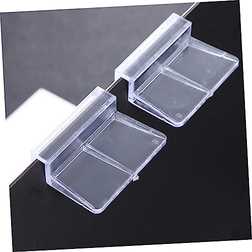 10pcs Acrylic Fish Tank Cover Holder Bracket Transparent Support for Aquarium Lids Practical Rack for Tank Plates