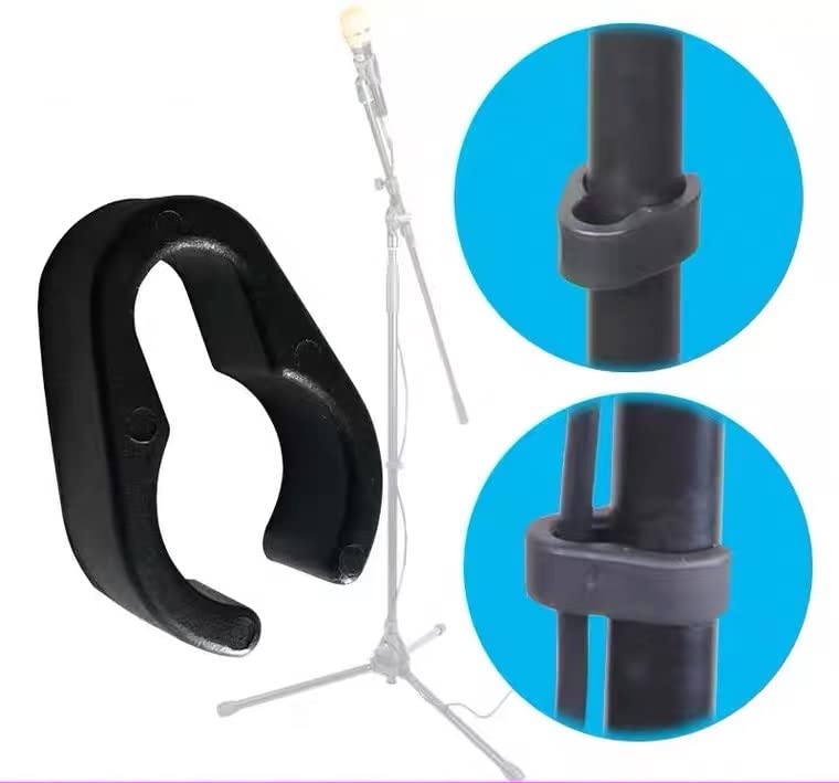 Mic Cable Clips - 30Pcs Universal Mic Boompole Clips
