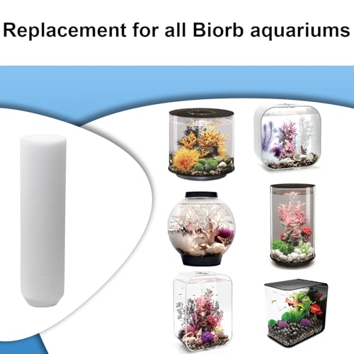 8-Pack Airstone Replacement for BiOrb Aquarium - Compatible with Classic, Halo, Tube, Life - Air Stone & Bubble Stone Diffuser - size: 6 PCS