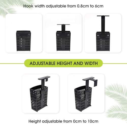 4 PCS Upgraded Aquarium Plant Holder, Adjustable thickness height Fish Tank Plant Holder with 4 Extension Hooks and 4 Suction Cups for Fish Tank Aquaponic Plant Cultivation