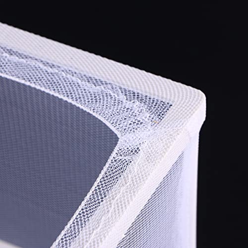 balacoo Fish Isolation Box for Aquarium with Suction Cups Large Size Fish Breeder Net Hatchery Incubator 10.23X5.9X5.9 Inch Separator for Tank Nursery