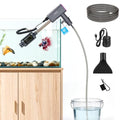 Electric Aquarium Vacuum Gravel Cleaner: Rechargeable Fish Tank Cleaner with 4 Adjustable Suction, Anti-Clog for Debris Clean & Sand Washing,Automatic Water Changer with 12V Safe for Small/Large Tanks