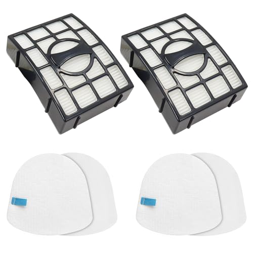 Filter Replacement for Shark ZU560 ZU561 ZU562 ZU572 UV650 UV725 ZU660 CU530 Rotator Navigator Zero-M Lift-Away Speed Upright Vacuum, 2 HEPA + 2 Foam + 2 Felt Filter Kit with Cleaning Brush - style: 4+2 Pack Filters