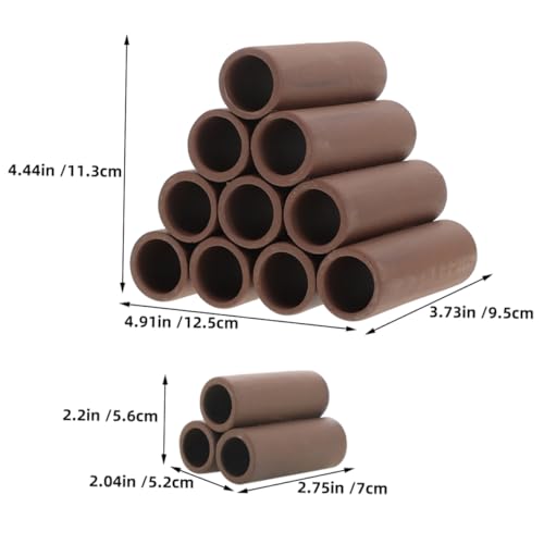 Kisangel 2pcs Aquarium Shrimp Breeding Shelter Durable Hideaway Cave for Fish Tank Attractive Shrimp Habitat Decor Easy Install Spawning Tube for Optimal Breeding Environment