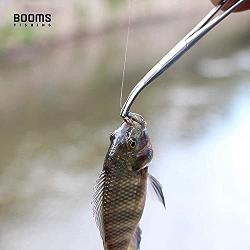 Booms Fishing FF3 7 PCS Fly Fishing Tools Kit, Fishing Knot Tool and Line Clipper Retractor, Magnetic Net Release with Lanyard, Fly Fishing Tippet Spool Holder, Hook Remover Forceps - color: Black