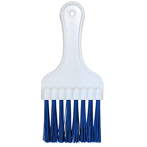 Midwest Hearth Air Conditioner & Refrigerator Coil Cleaning Brush – Long Bristle HVAC Fin Cleaner for AC Condenser, Evaporator, Coils