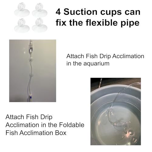 Foldable Fish Acclimation Box - Saltwater & Freshwater Aquarium Acclimator, Shrimp & Betta Fish Breeding Box