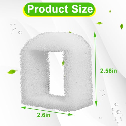 Cat Water Fountain Filters, Pet Fountain Sponge Pre-Filters Compatible with Multiple Pet Fountains, Replacement Filter for Dog and Cat 12 Packs