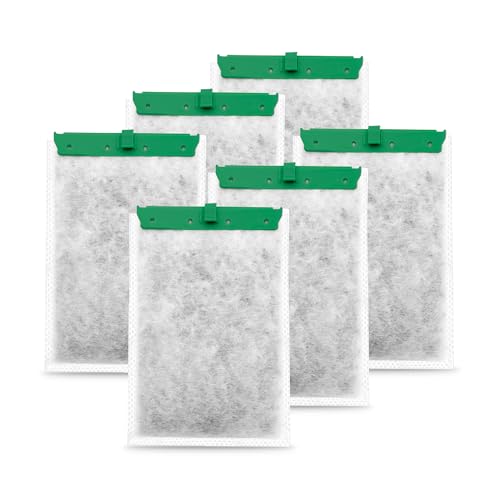 6 Pack Aquarium Filter Cartridge Compatible with Whisper Power Filters,Medium Replacement Filter Cartridges for 10i/PF10/IQ10 - size: 6-Pack